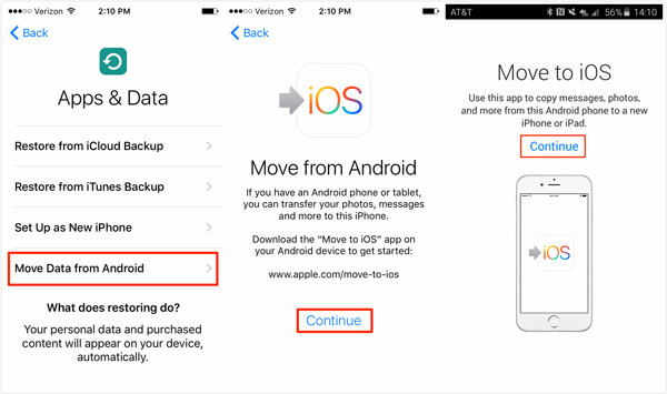 Move To iOs iPhone