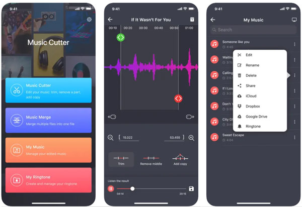 MP3 Cutter M4a Music Cutter App