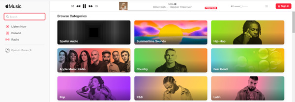 Hudební přehrávač Apple Music