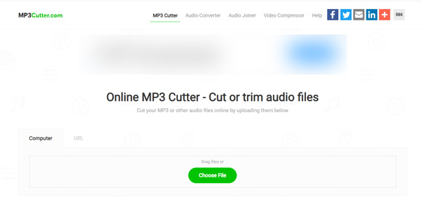 MP3cuttercom Online MP3-snijder