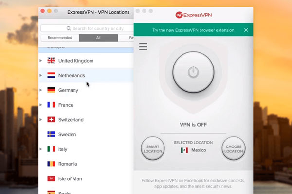 Приложение ExpressVPN