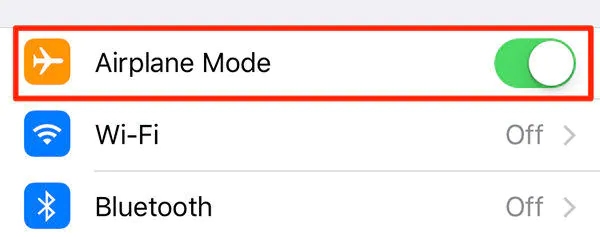 No Emergency Alerts On iPhone Turn On Airplane Mode