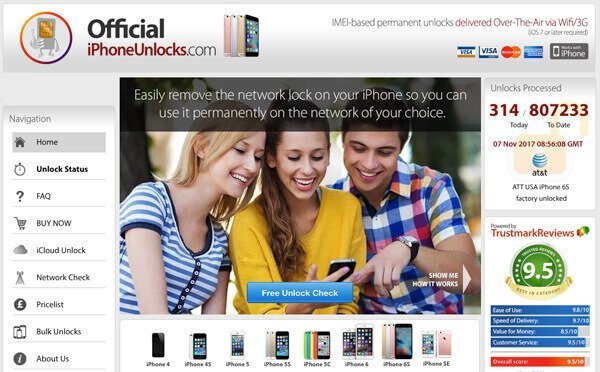 Sito Web ufficiale di iPhoneUnlocks