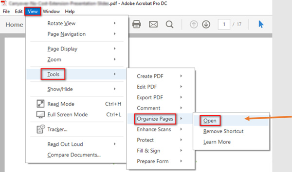 Avaa PDF Adobessa