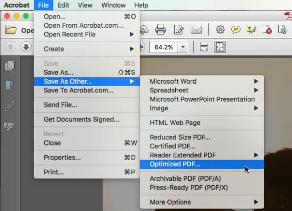 Optimize PDF