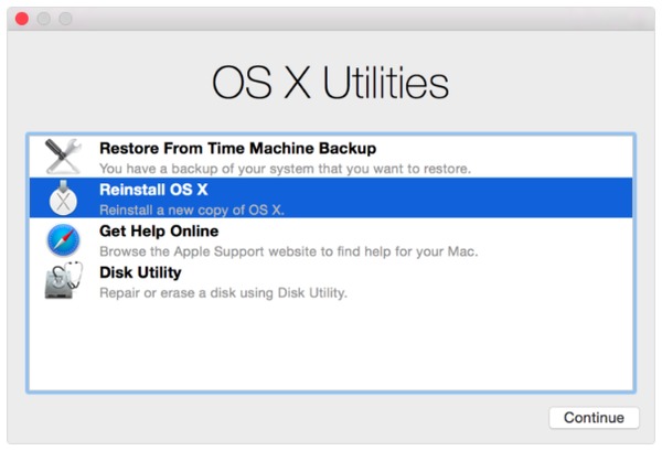 OS Xユーティリティ