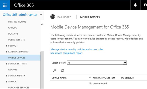 Обзор Office 365 MDM