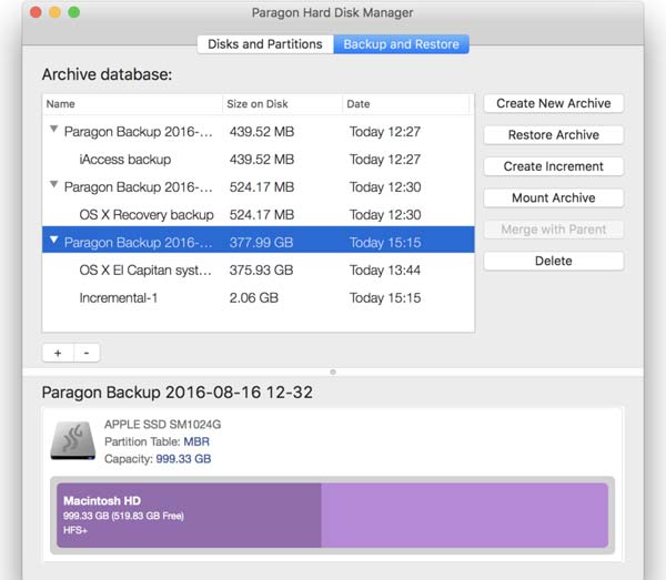 Paragon Hard Disk Manager