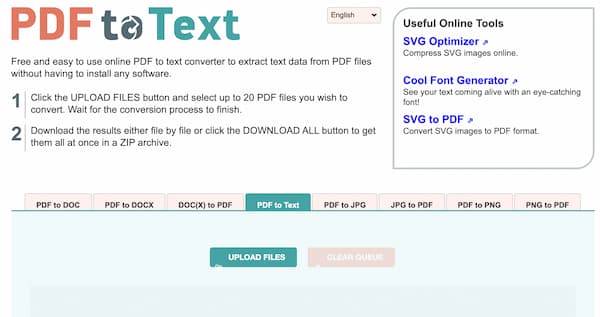 PDF na text online