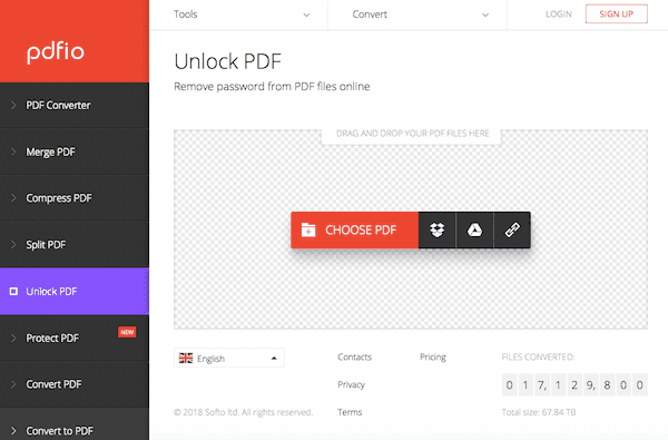 Pdfio Déverrouiller PDF
