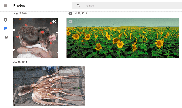 Sauvegarder des photos dans Google Photos