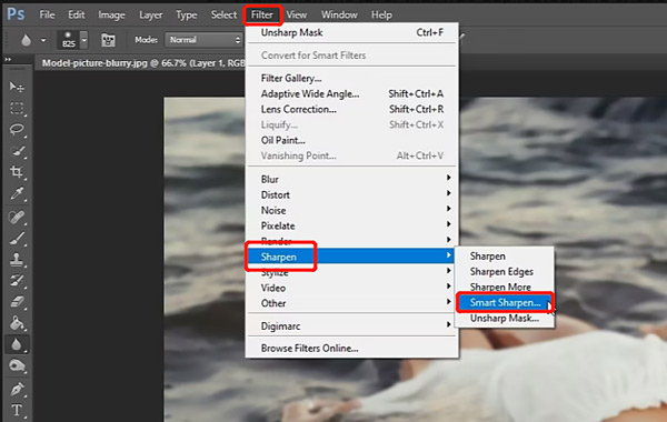 Photoshop Smart Sharpen