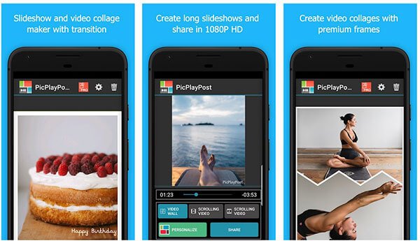 Picplaypost Slideshow App