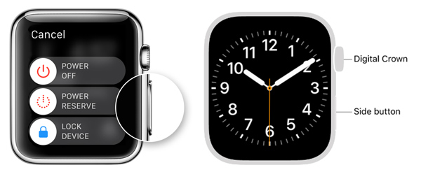Power Off And Force Restart Apple Watch