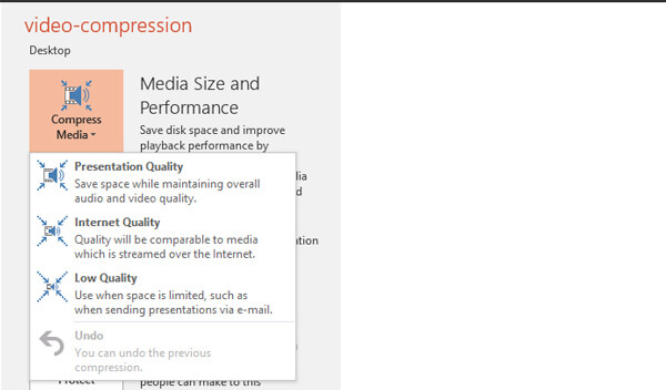 Compression vidéo Powerpoint