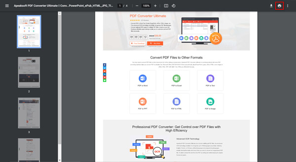 Afdrukken PDF
