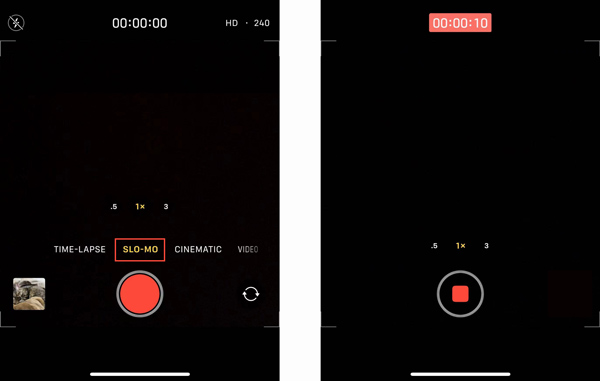 Enregistrer une vidéo au ralenti sur iPhone