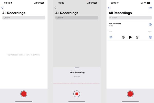 Record Audio in Voice Memos