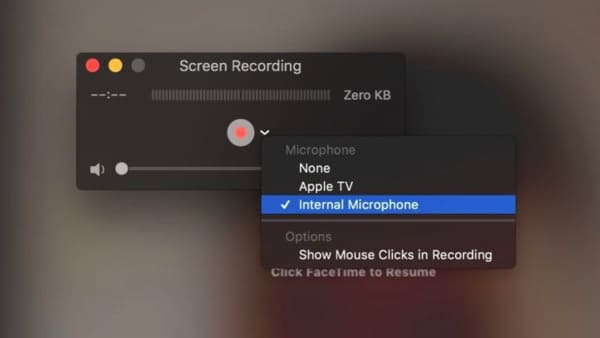 Record Facetime sur Mac