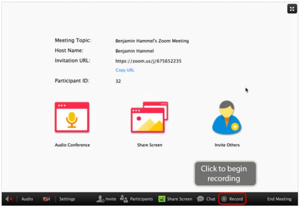 how to record a zoom meeting on ipad