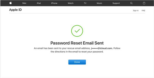 Herstel ID-wachtwoord per e-mail