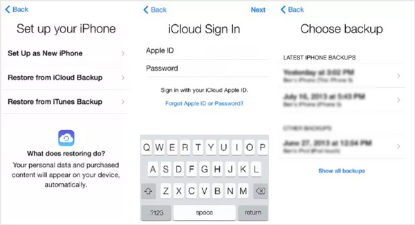 Récupérer l'historique supprimé Safari iPhone depuis iCloud