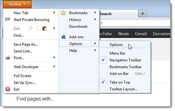 Recupera account Gmail in Firefox