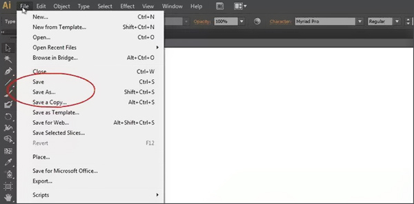 Recover illustrator file with auto save