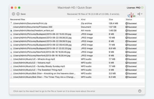 Recover overwritten files