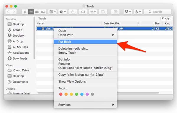 Recycle Bin Recovery Mac