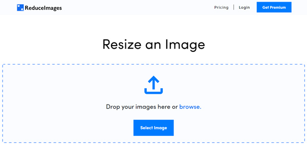 Réduire les images Redimensionner une image