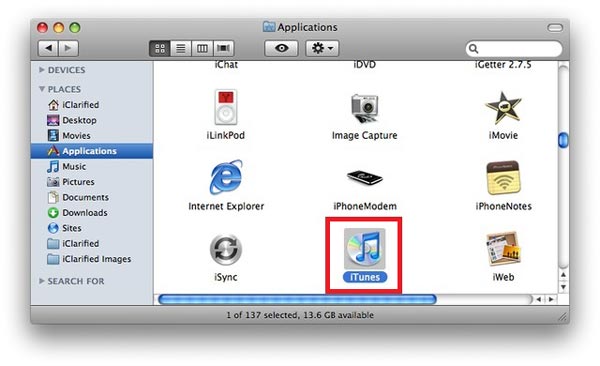 Réinstaller iTunes sur Mac