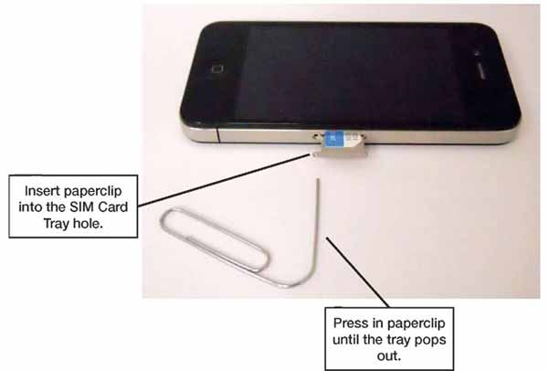 Réinsérez la carte SIM