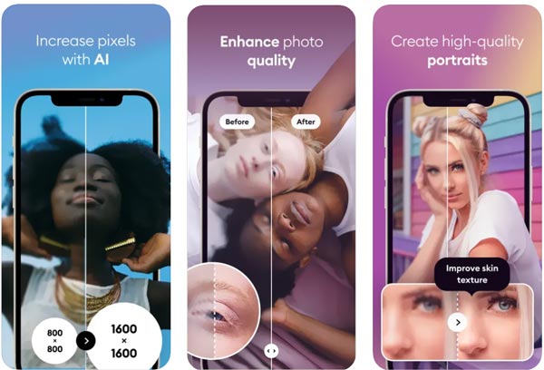 Application Remini AI Photo Enhancer