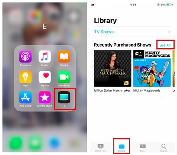 Törölje az iPhone-on található filmeket az iTunes használatával