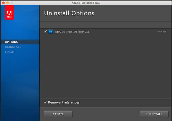 Κατάργηση Προτιμήσεις Photoshop