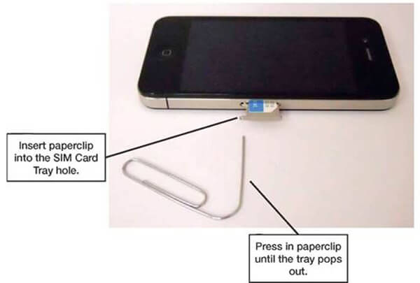 Retirer la carte SIM