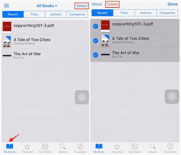 Remove Books from iBooks