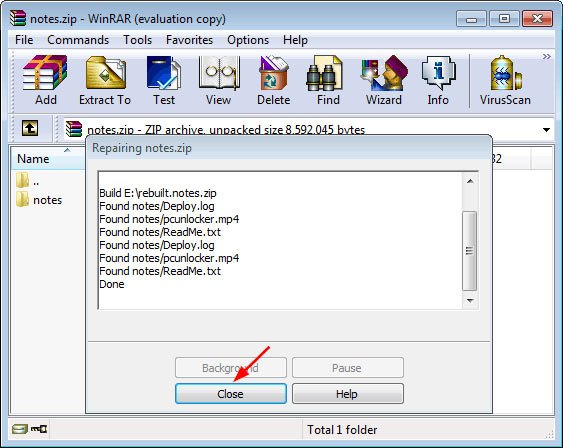 Repair Zip File