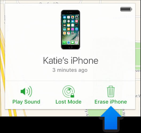 Återställ låst iPhone via iCloud