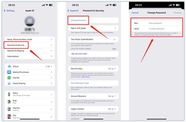 Reset Apple-accountwachtwoord op iPhone