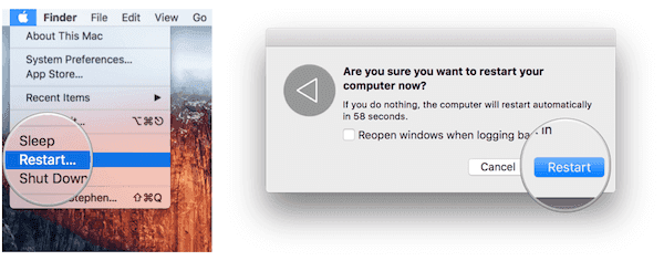 Restart Your Mac
