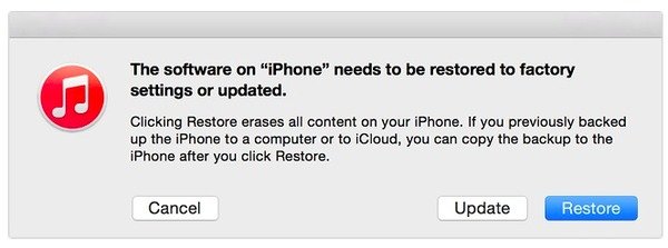 Выведите iPhone 6 из режима восстановления