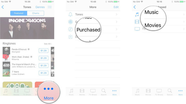 how to download all purchased music on itunes