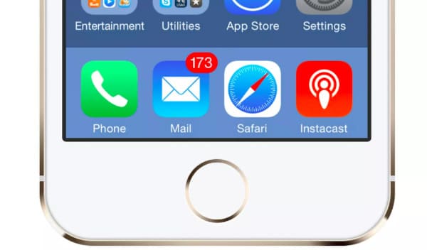 Hämta raderade e-postmeddelanden på iPhone Shake
