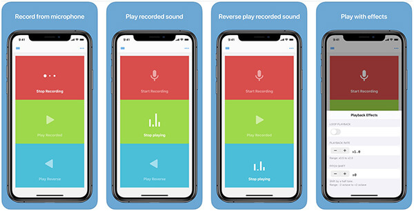 Omgekeerde audio
