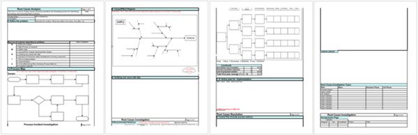 Root Cause Analysis Template XLS