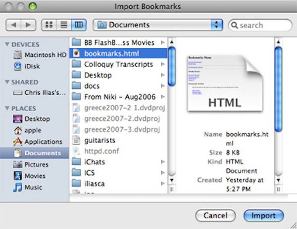 Save Bookmarks Files