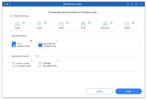 Scan File Types