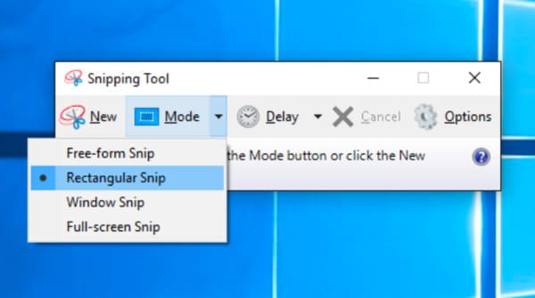 Screenshot HP mit dem Snipping-Tool